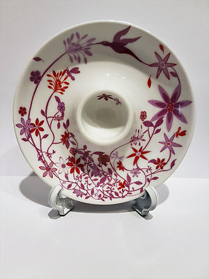 Eierbecher 2 er Set lila floral Authentics TABLE STORIES Design Geschirr