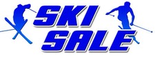 SKI SALE DECAL sticker snow winter boots clothes poles name brand skier