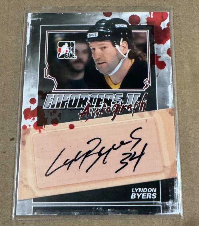 Lyndon Byers trading card