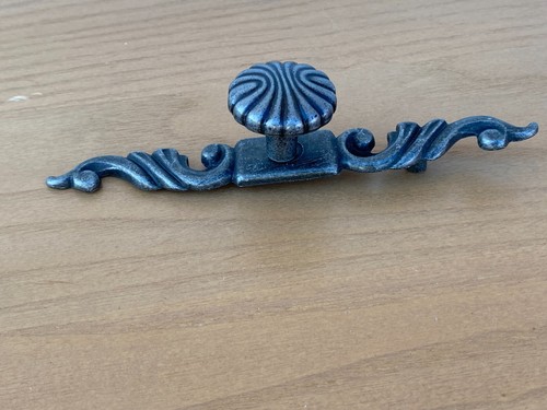 8 neue Eisen Metall Tür/Schublade Runde Knöpfe mit Rückplatte Schrank Möbel. Hardware - Bild 3 von 14