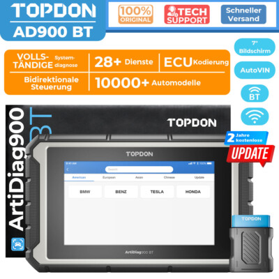 2026 TOPDON Artidiag900 BT KFZ OBD2 Diagnosegerät Deutsch ECU Coding Alle System