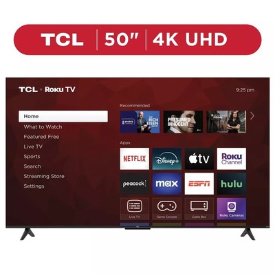  Roku TV 4K UHD HDR Smart TV with  50 Class S4 50S451 FAST SHIPPING USA ONLY