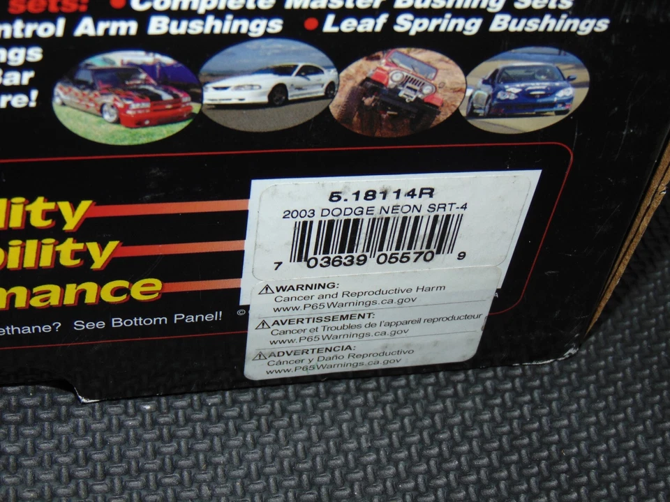 Sistema Energy Suspension 5.18114R Hyper-Flex para Dodge Neon 03-05 Foto 4 de 4