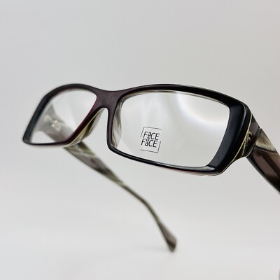 Face a Face Brille Damen eckig dunkel rot grau Mod. ELVIS 4 col. 760 NEU