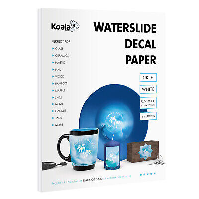 Waterslide Decal Transfer Paper