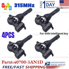 4pcs Tire Pressure Sensor Tpms For 2016-2019 Nissan Sentra With Keyless Entry