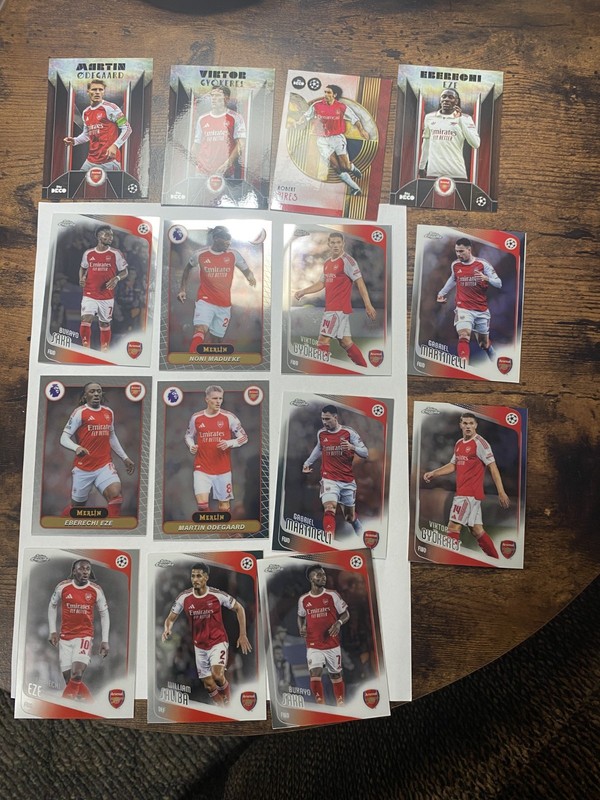 Arsenal F.C 15 sports card lot🔥🔥