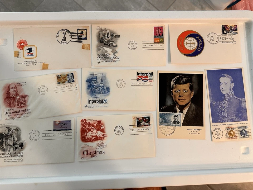 Collection of 48 First Day Covers – Politics, Aviation, Holidays, Sports & More - Image 2 of 4