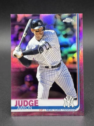 Aaron Judge 2019 RARE PINK REFRACTOR TOPPS CHROME INVESTMENT CARD SSP