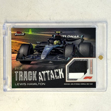 2024 Topps Finest Formula 1 F1 LEWIS HAMILTON Track Attack Black Relic 01 /10
