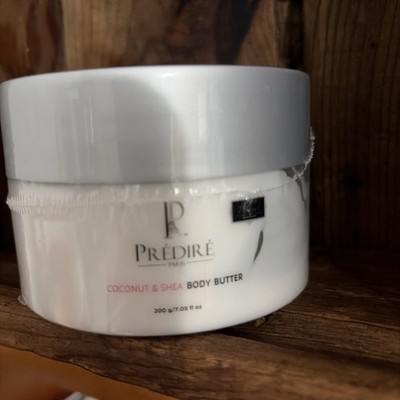 Predire Paris Coconut and Shea Body Butter New Sealed In Jar 7.5oz