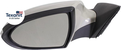 Mirror Compatible with 2011-2016 Kia Sportage Driver Side, Heated, Power Glass, 