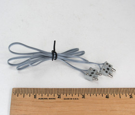 RARE Vtg Lego Technic Part 2 Prong Electric Wire Cable 12V / 4.5V 766C96 X466C96