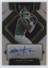 2022 Panini Select Draft Picks Signatures Silver Prizm Jalen Guyton Auto 1m9v