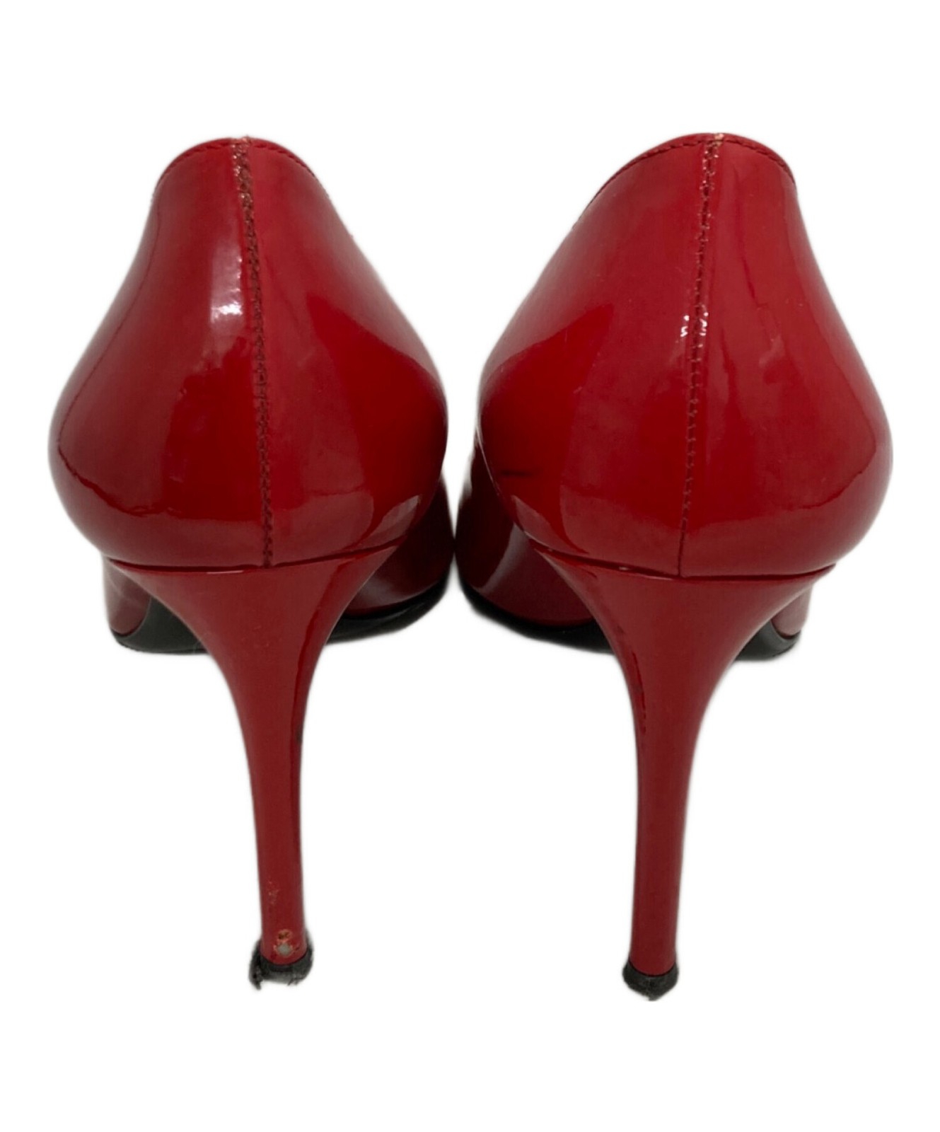 PRADA Pumps Women's Size 40 Red Patent Leather thumbnail 3