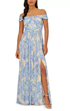 NWT Adrianna Papell Off the Shoulder Gown - Size 2 - MSRP 279