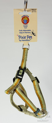 New Pixie Pet by Hamilton Dog Step In Harness XS Adjustable Sage Green