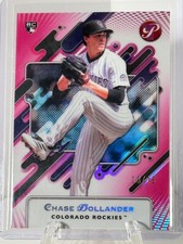 2025 Topps Pristine #68 Chase Dollander RC Pink Refractor #d /15