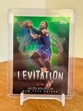 2025-26 Topps Basketball #L-9 JALEN BRUNSON Levitation Green /99 KNICKS