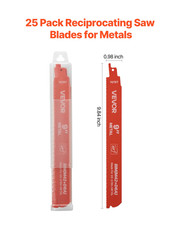 Reciprocating Saw Blades, 25 Pack, Orange