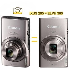 Canon IXUS 285 PowerShot ELPH 360 HS Digital Camera 12X Optical Zoom Wi-Fi