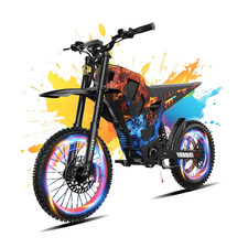 ADULT ELECTRIC DIRT BIKE PEAK 3000W 48V 21AH OFF-ROAD BICYCLES 40MPH E-BIKE NEW