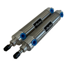 NEW LOT OF 2 PARKER 1.06DPSR03.00 PNEUMATIC CYLINDER 49J704 106DPSR0300