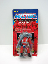 MOTU Vintage SNOUT SPOUT Clear Masters of the Universe MOC Sealed figure He-Man
