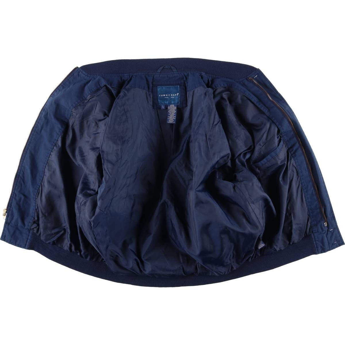 Vintage 80'S-90'S Town Craft Derby Jacket with Cup Shoulder Strap
