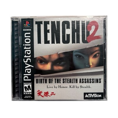 Tenchu 2 Birth of the Stealth Assassins PlayStation PS1 Black Label CIB Tested
