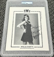 Miss Elizabeth Signed Autographed 8x10 1998 NWO Promo Photo PSA/DNA Encapsulated