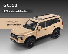 1:24 Lexus GX550 SUV Alloy Diecast Car Model Sound Light Kid's Toy Collectibles