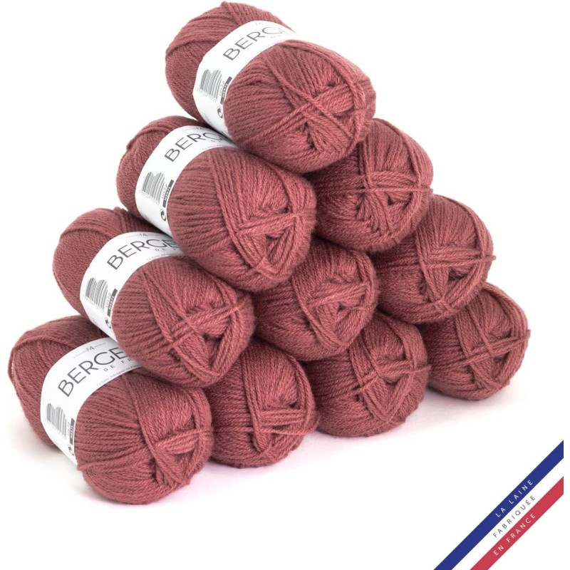 Laine bois de rose Bergère de France Barisi pour tricoter un pull doux en hiver