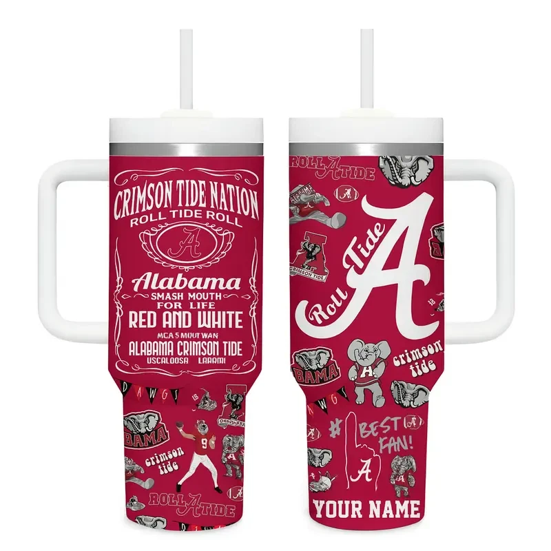 Albm University 40oz Tumbler Cup Est. 1892 Travel Mug