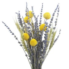 Natural Wheat Stalks  Lavender Dried Flowers Bouquet Bundle for Crafts Decor