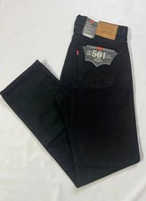 Levis 501 Mens Straight Fit Jeans Denim Cotton Original Fit bottoms New with Tag