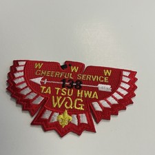 OA Lodge 138 Ta Tsu Hwa Gold Mylar Letters Ch...