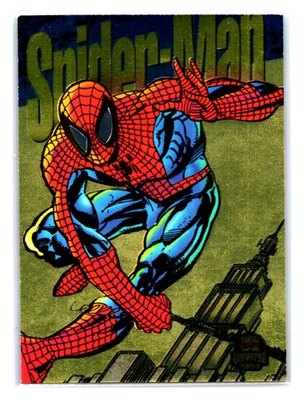 #ad #ad Spider Man 1994 Fleer Marvel Universe Power Blast Gold #6 $12.95