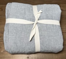 Pottery Barn Belgian Flax Linen Duvet Cover King/Cal King Flagstone