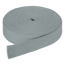 50Yardx1 1/2" Width Nylon Webbing Strap Poly Flat Webbing Strapping Silver Grey