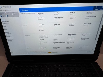 Dell Latitude 7330 Rugged 13.3'' Touch Core i7-1185G7 3.00GHZ 16GB RAM 2TB NVME