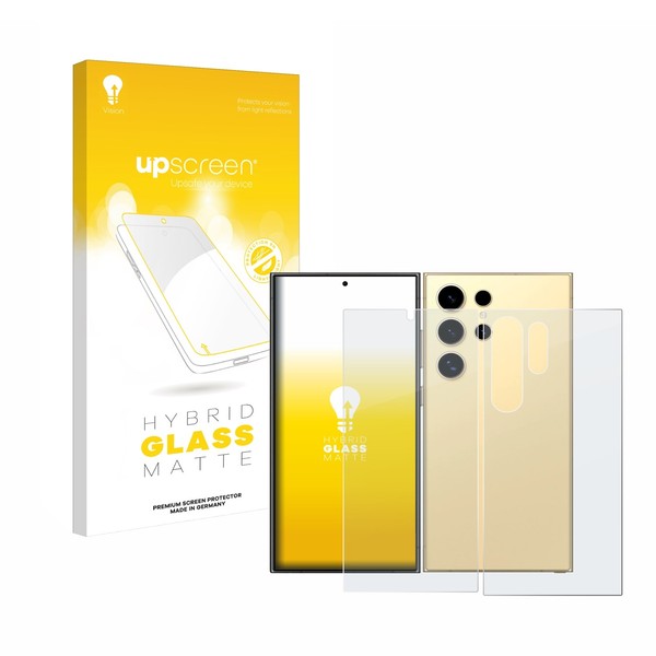 Schutzglas Matt Samsung Galaxy S24 Ultra (Case-Friendly) (Display+RüCkseite)-image