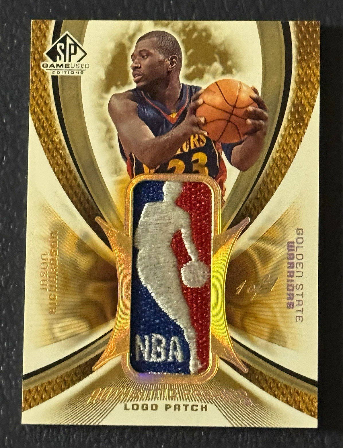 2005-06 SP Game Used Jason Richardson Logo Patch 1/1 💎🥇💰 view 1