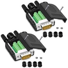 5-pcs Male Adapter 5 Pcs Female Adapter DB 9 BREAKOUT connnector 9 Pin Port
