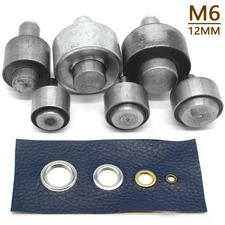 Eyelets Tool Die 100 Set Metal Grommet Press Mold Drilling Machine Leather Kit