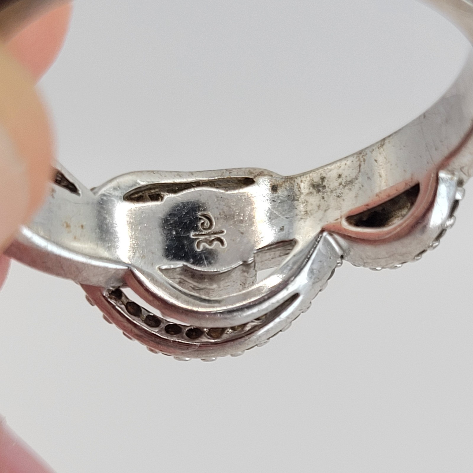 Danbury Mint Ruby Red Simulated Diamond  Twisted … - image 6