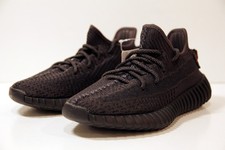 Brand NEW RARE Adidas FU9006 YEEZY Boost 350 V2 Static BLACK US 4 Kanye West YZY