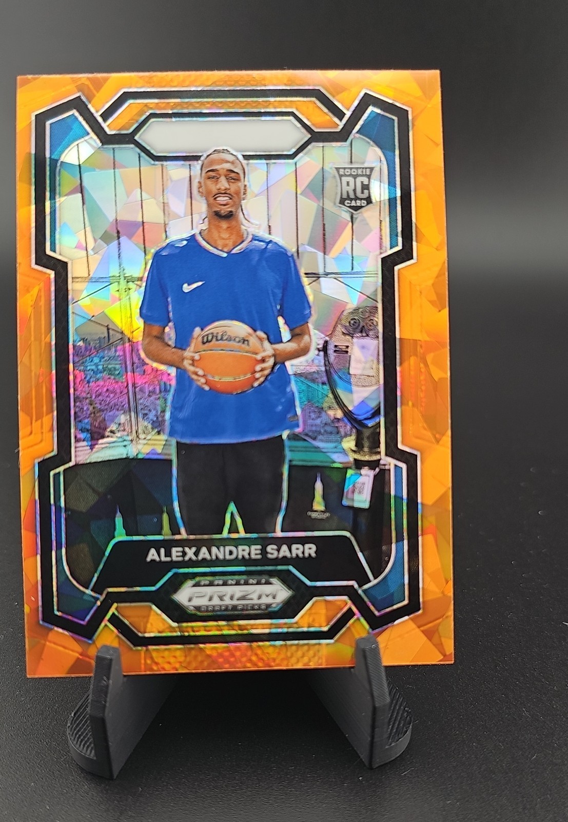 2024-25 Panini Prizm Draft Picks - Alexandre Sarr #52 Orange Ice Prizm (RC)