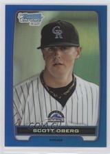 2012 Bowman Draft Chrome Picks Blue Refractor 114/250 Scott Oberg #BDPP113 0b3