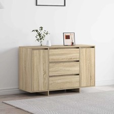 Sideboard mit Schubladen Holzwerkstoff Rechteckige Anrichte Modernes vidaXL